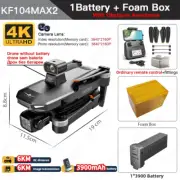 KF104 / KF104MAX2 Professional Drone with 4K Camera 3-Axis Gimbal WIFI 360 Obsta