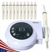 Portable Ultrasonic Piezo Scaler & 10 deluxe Handpiece fit EMS E3+USA