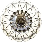 Ipetboom 1pc Crystal Glass Fruit Plate Transparent Home Dessert Storage Bowl for Fruits Snacks Appetizers Food Serving Tray for Restaurants Gatherings