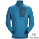 【ARCTERYX 始祖鳥】男 Rho LT Zip Neck 刷毛內層套頭衫.保暖中層衣.排汗衣(225g) 非Mammut/ X000005253-27589 力場藍