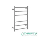 Linsol Avid 6 Bar Heated Towel Rail Gunmetal