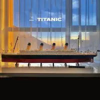 在飛比找蝦皮購物優惠-兼容樂高 Titanic鐵達尼號 9090顆粒135公分巨大