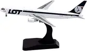 Pre-Built Model Aircraft 13CM Scale Die-cast Alloy Airplane 1/400 for Polish Airlines B767-300ER SP-LPB Civilian Aircraft Display Model Miniature Airplane Model
