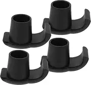 SAFIGLE 4Pcs Walker Glide Skis Slip Resistant Walker Feet Pads for Seniors Heavy Duty Mobility Aid Accessory Comfortable and Durable Essential Replacement
