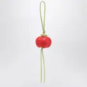 [Loewe] Tomato-shaped red leather pendant One size Red