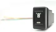 AMGHCGTEEW 1PC Red LED Light Switch Car Front Fog Lamp Switch Push Button with Wire Fit for Isuzu KV100 700P(Radar)
