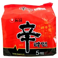在飛比找蝦皮購物優惠-農心辛拉麵  一袋5入 韓國直送🇰🇷