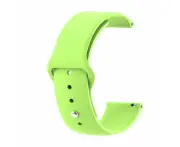 Silicone Button Style Watch Straps Compatible with Polar Pacer Pro - Lime Green