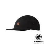 【MAMMUT 長毛象】CORD CAP 休閒棉質露營帽 黑色 #1191-01710