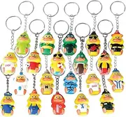 Rhode Island Novelty 1.5 Inch Mini Duck Keychains, 20 Pieces per Order