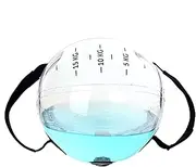 Weighted Water Bag Workout - Fillable Round Water Bag for Core Strength Training - Home Gym Full-Body Workout Equipment for Aerobic Exercises, Squats, Stretching, Pushups