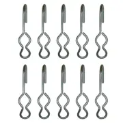 SJ Hooks 10 Piece Set Steel Construction for Rope Shock Cord Bungee Cord