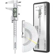 Digital Vernier Caliper 6Inch/150Mm + 32 Feeler Gauges Dial Calipers Electronic