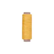 [Yellow] Premium Waxed Polyester Thread for Leather Crafting, 1mm x 164ft