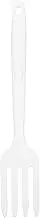 Luxshiny Silicone Flexible Fork 11.59 Inch Nonstick Cooking Mixing Fork Safe Blending Fork Heat Resistance Whisk Large Serving Fork for Egg Noodles Pasta Salad