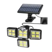 198 LED Solar Flood Light Motion Sensor Security Wall Yard Street Outdoor Lamp