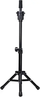 Mini Wig Stand Tripod with Head Adjustable Mannequin Head Stand Wig Head Stan...
