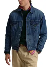[Polo Ralph Lauren] Relaxed Denim Trucker Jacket in Blue