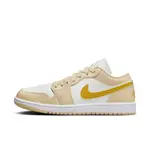 NIKE 運動鞋 AIR JORDAN 1 LOW SE 女版 籃球鞋 舒適 好穿 白黃 DC0774170