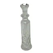 Vintage Royal Gallery 24% Lead Crystal Decanter Liquor Whiskey Wine Stopper 12in