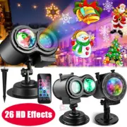 Christmas Halloween LED Night Light Projector Party Landscape Laser Projection
