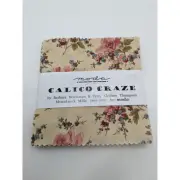 Moda Calico Craze 35pc Charm Pack Quilting Fabric