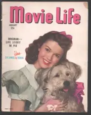 MAG: Movie Life 1/1950-Idea-Shirley Temple cover-Doris Day-Kirk Douglas-Marie...