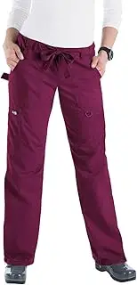 [koi] Classics 701 Women's Lindsey Scrub Pants, Wine, Medium