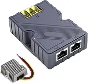 GigE PoE Injector, 150W Power Over Ethernet Adapter, DC 12V-48V Step Up Converter, ABS ESD for Network, V2 Internet Kit