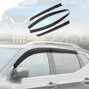 X-CAR Weathershields for Nissan Qashqai 2014-2021 Car Weather Shields Wind Deflectors Window Sun Visor