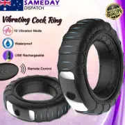 Remote Control Vibrating Cock Ring Penis Ring Clitoris Vibrator Couples Sex Toy