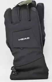 NWT Head Men's Dupont Sorona Insulated Ski Glove With Pocket. X-Large Black