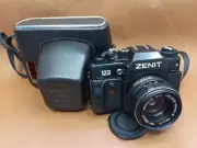 Soviet Vintage Camera "Zenith 122" HELIOS 44m-6, 2/58 M42, Film Camera USSR