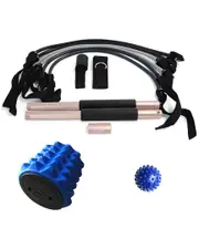 Maji Rose Gold Exercise Bar & Feet Relief Bundle