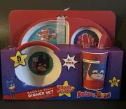 Masha And The Bear Bamboo Fiber Dinner Set 5 Pc Set