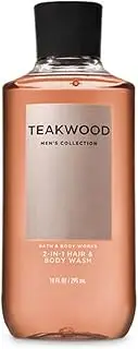 Bath & Body Works Teakwood Men's 2-IN-1 Hair & Body Wash 10 Oz.
