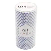 mt CASA Masking Tape 100mm Dot Night Blue MTCA1102