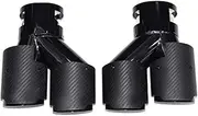 Compatible For BMW G23 M440i G20 G21 M340i G42 M240i 2019 to 2024 Exhaust tip Upgrade Carbon Fiber Black M Muffler Tip Nozzle(Carbon fiber 10)