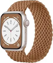 Zedoli Braided Solo Loop Compatible with Apple Watch Band 38mm 40mm 41mm 42mm 44mm 45mm 49mm Women Men, Stretchy Nylon Solace Sport Elastic Strap for iWatch Series 9 8 7 6 5 4 3 2 1 SE Ultra/Ultra 2