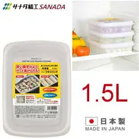 在飛比找樂天市場購物網優惠-asdfkitty*日本製 SANADA 扁型冷凍保鮮盒/收