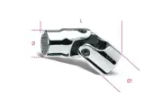 Beta Tools 910AS/SN 3/8" Sq Drive Bi-Hex AF Swivel End Socket 7/16" 009100261