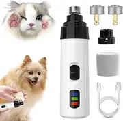 Silent Groom Pro, Silent Grind Pro Nail Trimmer, Silent Grind Pro for Dogs, Silent Grind Pro Dog Nail Trimmer, Dog Silent Nail Grinder, Pet Poochie Nail Grinder, Rechargeable Pet Nail Grinder (Set C)