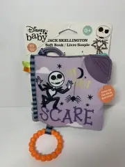 Disney Nightmare Before Christmas Jack Skellington My 1st Scare Baby Book Gift
