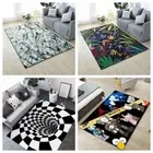 Cross-border Trap Visual Carpet Living Room Bedroom Coffee Table Factory New Mat