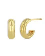Zoe Chicco 14K Yellow Gold Polished Huggie Hoop Earrings