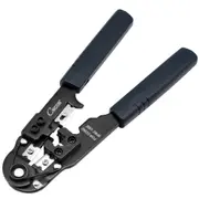Cable Crimper,8P8C rj45 Ethernet Connector Crimp Computer Hand Tools Multifunction Wire Pliers, Stripping, Thread Trimming
