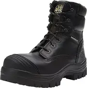 [Oliver] Lace-Up Non-Metal Composite Toe Cap Safety Work Boots 45632z Zip Side