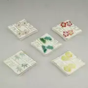 Kyo-yaki Kiyomizu-yaki Ayakasa Chopstick Rest Set Yoshiyama