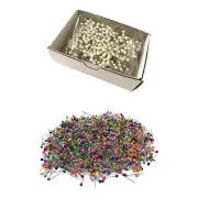 1000 Pieces Sewing Pins, Straight Pin, Pearlized Ball Head Quilting Pins,