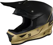 Shot Furious Draw 3.0 Motocross Helmet, black-gold, Size XL for Men Black Gold